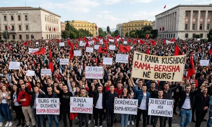 Shuhet anti-mitingu i Partisë Socialiste, sheshi bulevardi dhe rrugët e Tiranës mbushen plot me të rinj e të reja…
