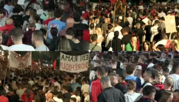 “Sistemi shumëpartiak, ka dështuar”/ Protesta masive, aktivisti: Ne jemi Republikë Parlamentare, Rama sillet si mbret