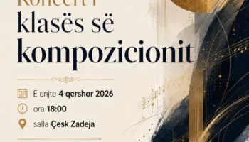 Stina koncertore e Fakultetit të Muzikës, një koncert me krijimtarinë e kompozitorëve të rinj