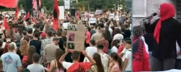 “Ta rrëzojmë këtë kryeministër”/Tubim madhështor në Tiranë, protestuesja: Ka ardhur koha për një lëvizje mbarëkombëtare