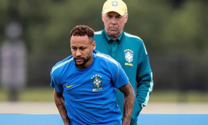 Të gjithë presin Neymar si titullar, trajneri Ancelotti merr vendimin: Aktivizimi i tij varet nga konteksti i ndeshjes