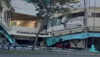 Tërmeti 7.8 ballë godet Filipinet,15 viktima, video tronditëse nga ndërtesat e shembura