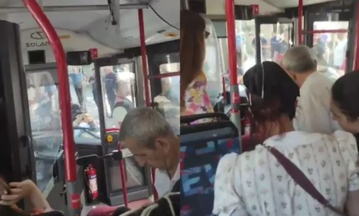 Tiranë/ Aksidentohet autobusi i trasnportit publik, disa të lënduar