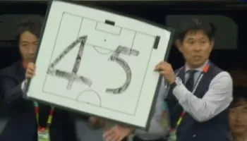 Trajneri i Japonisë nxjerr një tabelë me numra të ndryshëm çdo herë, kod sekret për futbollistët në Botëror