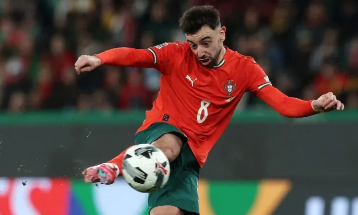 Trajneri i Portugalisë: Nuk është vetëm CR7 ai që bën liderin, Bruno Fernandes është i gjithanshëm për ne