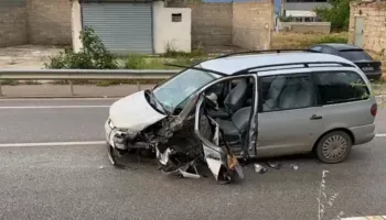 Tre mjete përfshihen në aksident në aksin Pogradec-Lin, një i lënduar
