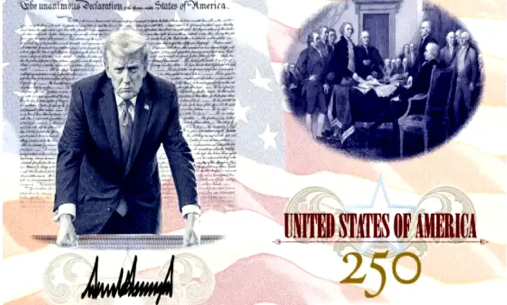 Trump zbulon pasaportën e re me portretin e tij: Mirë se vini, por silluni mirë