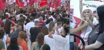 Vajza 7-vjeçare kthehet në simbolin e protestës/ Mesazhi i prerë i vogëlushes: Edi Rama jep dorëheqjen
