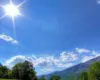 Vendi vijon të preket nga temperaturat e larta, reshje të dobëta shiu në zonat malore dhe juglindje