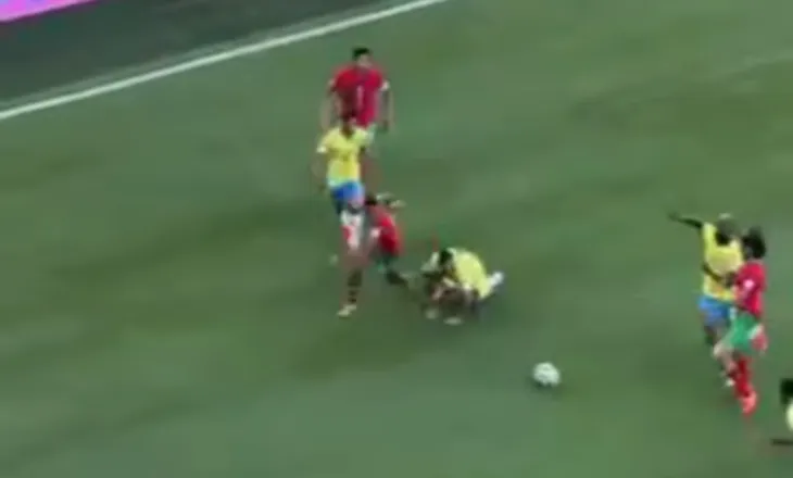 VIDEO/ Brazilit i ka mbetur vetëm emri, lojtarët e Marokut “tallen” me brazilianët