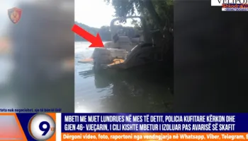 VIDEO – Mbeti në det pas avarisë së mjetit lundrues, Policia Kufitare shpëton 46- vjeçarin në Velipojë