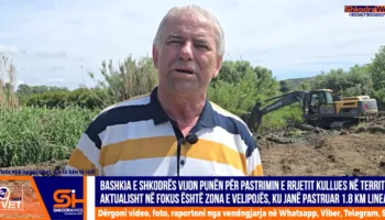 VIDEO – Pastrohet 1.8 km linear kanale kulluese në zonën e Velipojës, synohet pastrimi i të gjithë rrjetit
