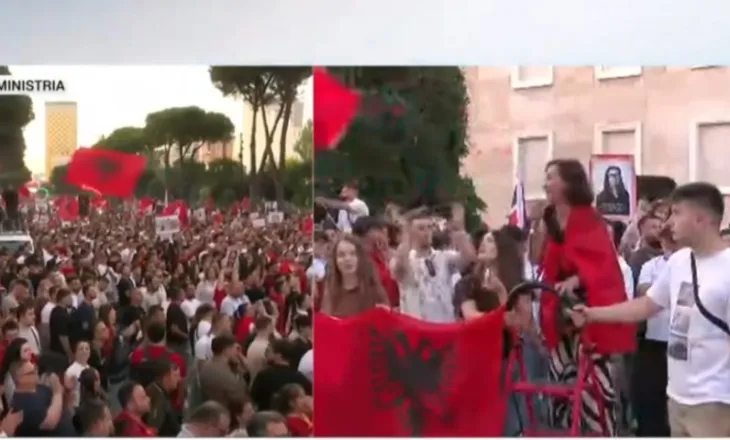 VIDEO/ Protestuesja: Mos u tërhiqni, mos e lëshoni këtë shesh