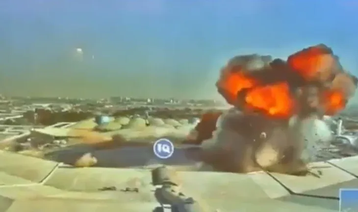 VIDEO/ Sulmi në aeroportin e Kuvajtit, kamerat kapin momentin e goditjes nga droni iranian