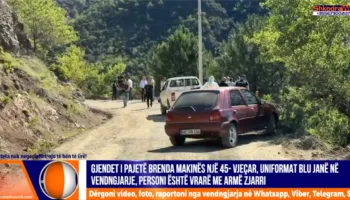 VIDEO+EMRI – Gjendet i vrarë me armë zjarri në makinë 45- vjeçari, policia jep detajet e para për ngjarjen