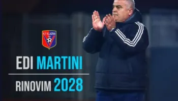 Vllaznia i zgjat kontratën Martinit