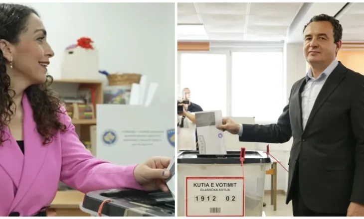 Votojnë Albin Kurti dhe Vjosa Osmani, ftojnë qytetarët të dalin masivisht në zgjedhje