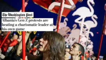 “Washington Post” godet qeverinë, si protestat e gjeneratës Z në Shqipëri i prishin lojën Edi Ramës…
