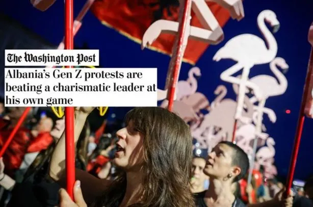 “Washington Post” godet qeverinë, si protestat e gjeneratës Z në Shqipëri i prishin lojën Edi Ramës…