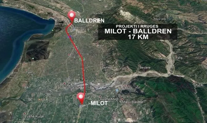 Zbardhet projekti i Milot-Balldren, tunel 850 metra për anashkalimin e Lezhës