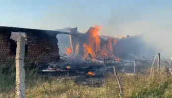 Zjarri përfshin magazinën bujqësore në Savër të Lushnjes, dëmtohen vetëm materiale