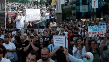Zvërneci/ Në ditën e dytë të protestës, mijëra qytetarë kërkojnë largimin e Edi Ramës