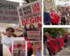 Zvërneci! Protestë edhe në SHBA, shqiptarët mblidhen para ambasadës në Uashington