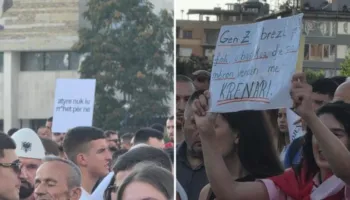 Zvërneci/ Qytetarët mblidhen në sheshin “Skënderbej”
