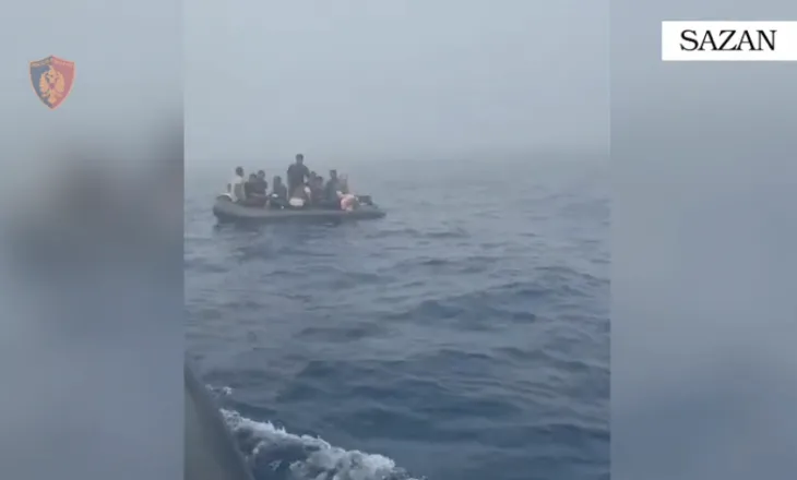 11 emigrantë rrezikuan mbytjen në Sazan, arrestohet afgani që organizoi kalimin drejt Italisë