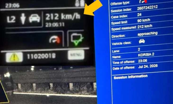 206 raste me 212 km/h brenda një nate, ministri: Rrugët nuk do t’ua lemë në dorë atyre që sillen si kamikazë