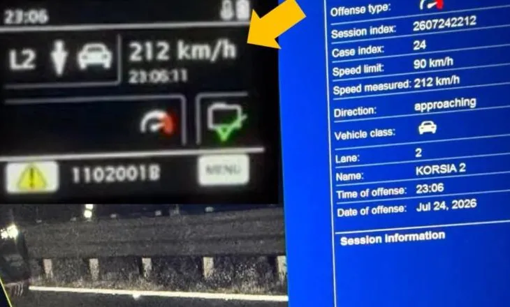 206 raste me shpejtësi deri në 212 km/h brenda një nate, Lamallari: Automjeti nuk është armë! Rrugët…