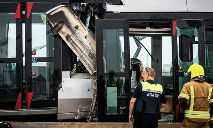 Aksident i rëndë në Roterdam, përplasen dy tramvaje, të paktën 15 të plagosur