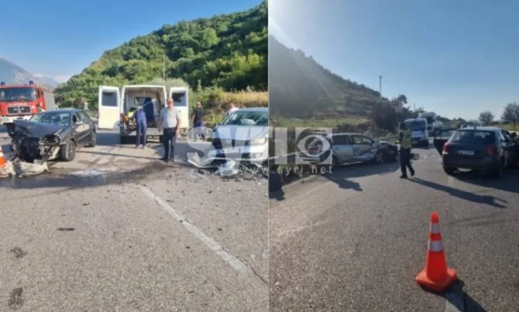 Aksident në aksin Tepelenë–Memaliaj/ Dy makina përplasen ‘kokë më kokë’, 4 të plagosur