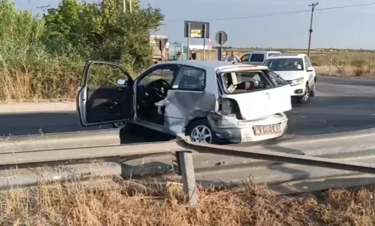 Aksident në autostradën Lushnje-Fier, një nga drejtuesit dërgohet urgjent për në spital