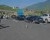 Aksidentohen 6 makina pranë pikës kufitare në Morinë, 7 të plagosur, mes tyre një grua shtatzënë dhe një fëmijë