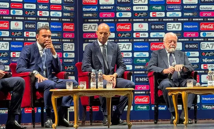 Allegri prezantohet te Napoli: Jam me fat, është hera e dytë që trashëgoj një skuadër të Contes