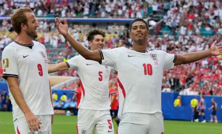 Anglia në gjysmëfinale, 12 nga 13 golat e shënuar mbajnë firmën e Kane dhe Bellingham