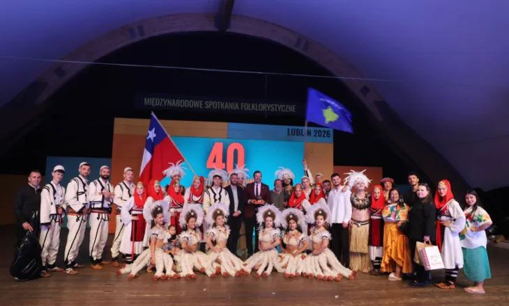 Ansambli “Kemajl Azizi” morri pjesë në Festivalin Ndërkombëtar Folklorik në Lublin të Polonisë