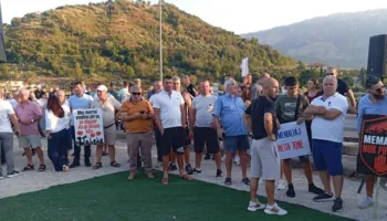 Banorët e Memaliajt protestojnë kundër Reformës Territoriale