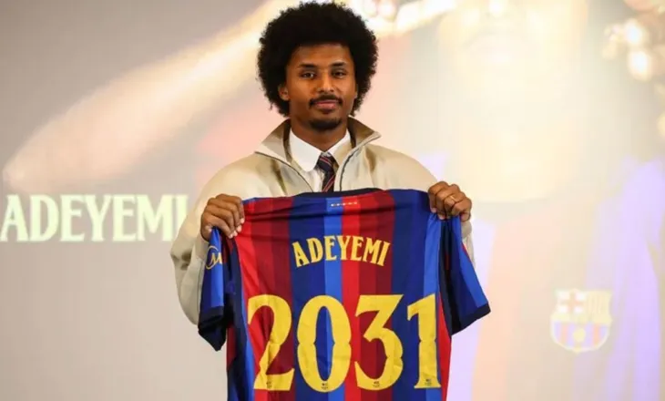 Barcelona prezanton goditjen e re, Adeyemi flet për Messin dhe Yamal