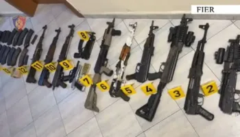 Bazë kriminale në Fier ku mbahej “arsenali” i armëve, Prokuroria përfundon hetimet për 38-vjeçarin