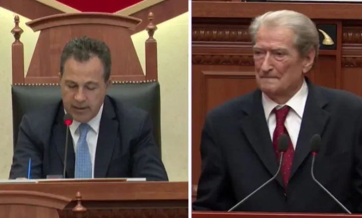 Berisha “shpërthen” ndaj Peleshit: Vasali më i shpifur i Ramës! Kreu i kuvendit i ndërpret fjalën