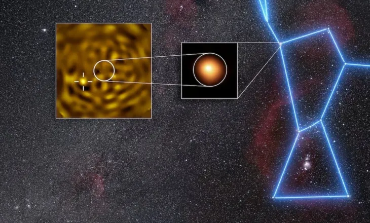 Betelgeuse nuk është vetëm, teleskopi në Kili kap yllin që orbiton gjigantin e kuq