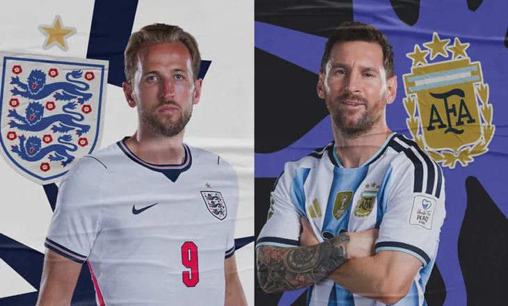 Botërori 2026, Kane dhe Bellingham në rrugën e Messit. Anglia dhe Argjentina luajnë për finalen ndaj Spanjës