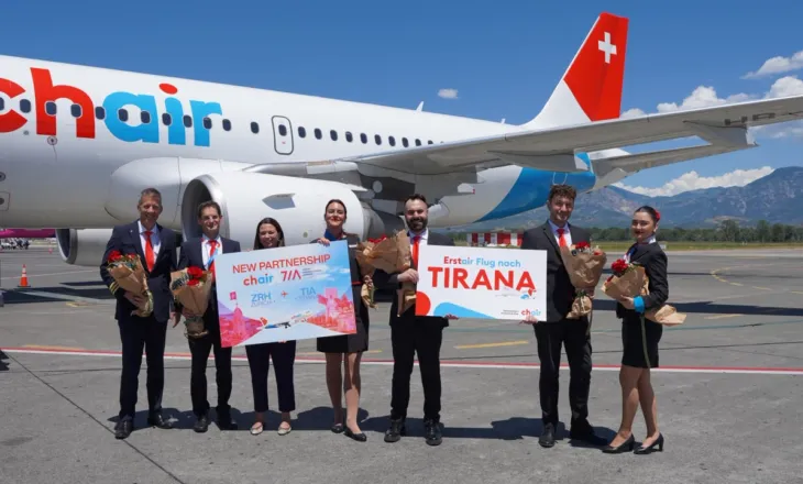 Chair Airlines nis fluturimet direkte mes Zyrih dhe Tiranës