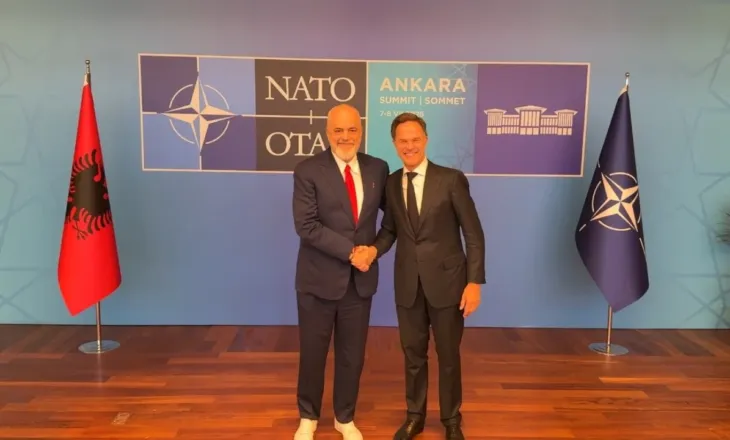 Dita e dytë e Samitit të NATO-s, Rama mbërrin në Ankara, takohet me Rutte