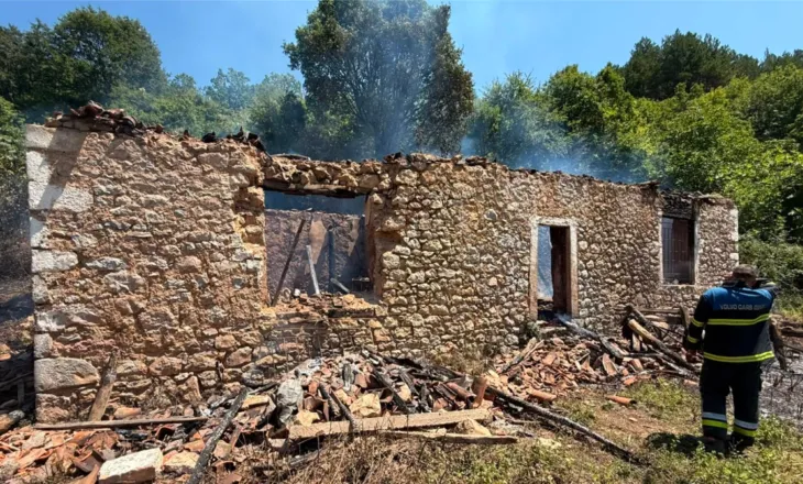E RËNDË – Tragjedia në Domen të Postribës, flakët e banesës i marrin jetën nënës dhe dy fëmijëve të mitur
