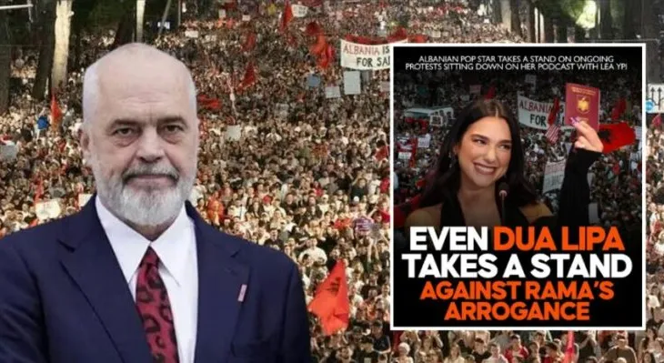 “Edhe Dua Lipa po thotë atë që shqiptarët përsërisin në rrugë”/ Partia Demokratike Europiane godet sërish Ramën