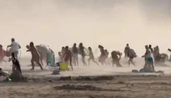 Erëra të fuqishme dhe stuhi/ Pamje apokaliptike nga bregdeti i Francës