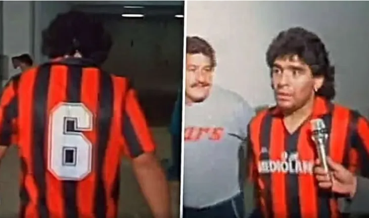 “Është mbrojtësi më i madh”; kur Maradona veshi fanellën kuqezi me numrin 6 të Baresit